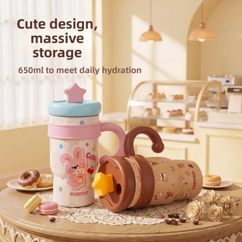 Kawaii star top tumbler