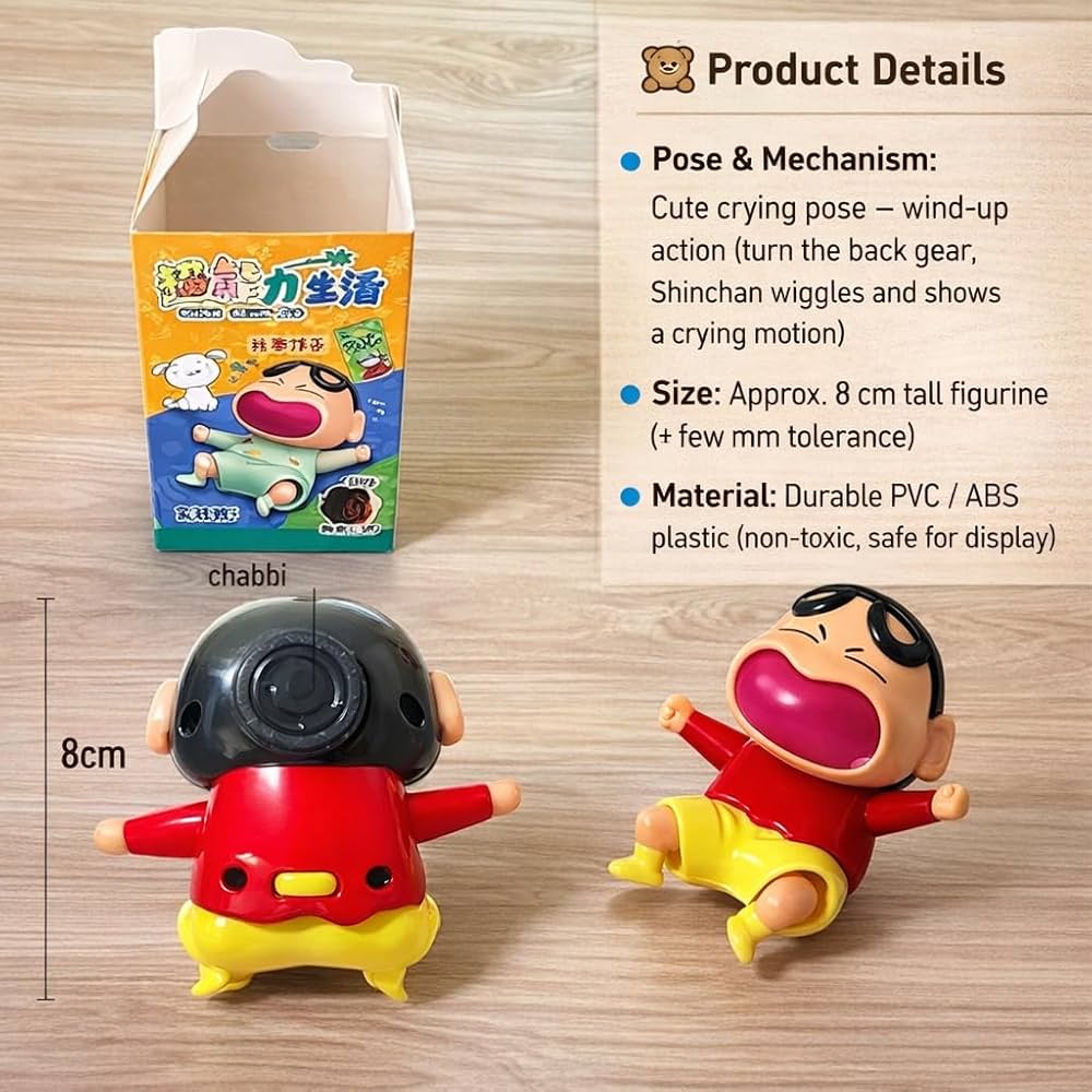 Crying shinchan movable toy