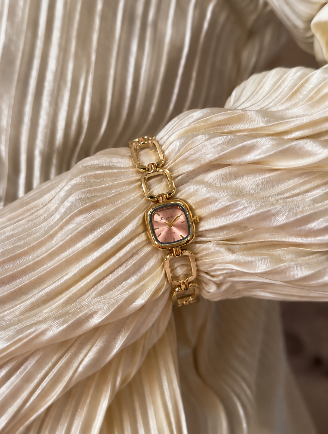 Rosé Élise | Vintage Square Watch