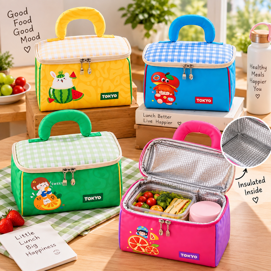 Kawaii insulated lunch bag