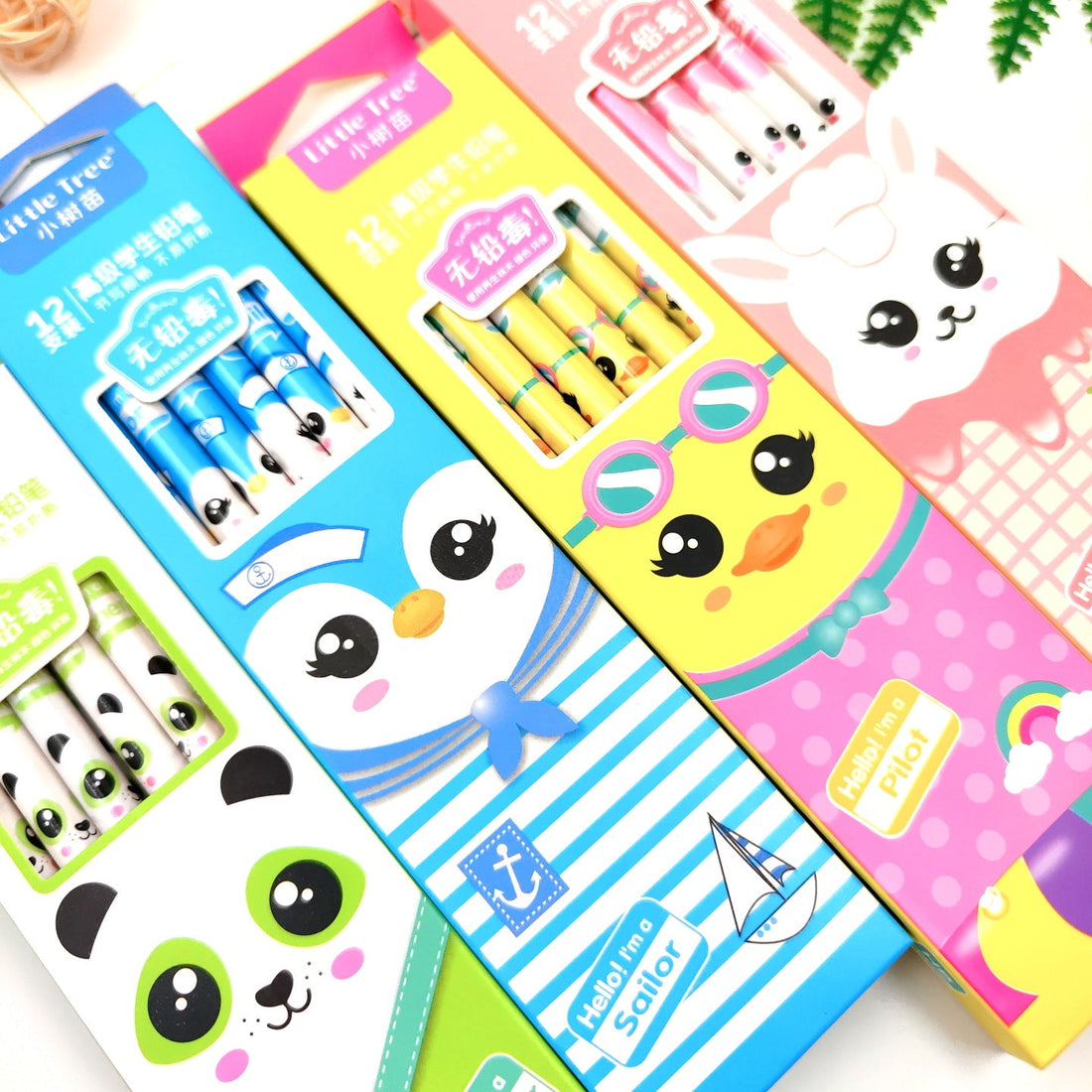 Kawaii pencil set