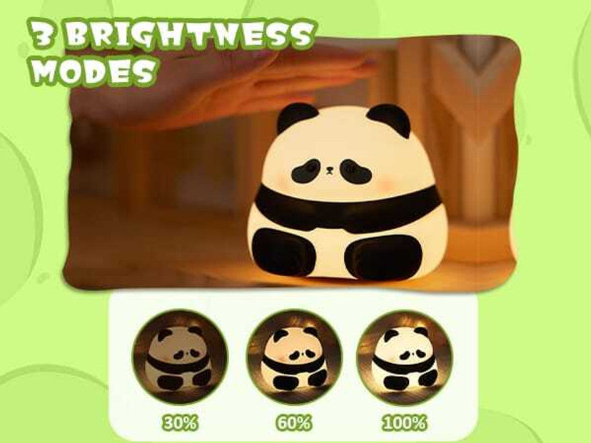 Kawaii sitting panda touch lamp