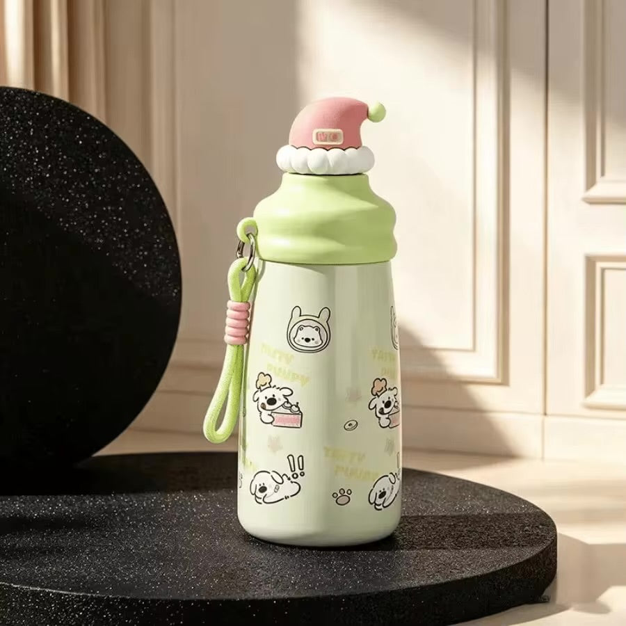 Santa cap bottle