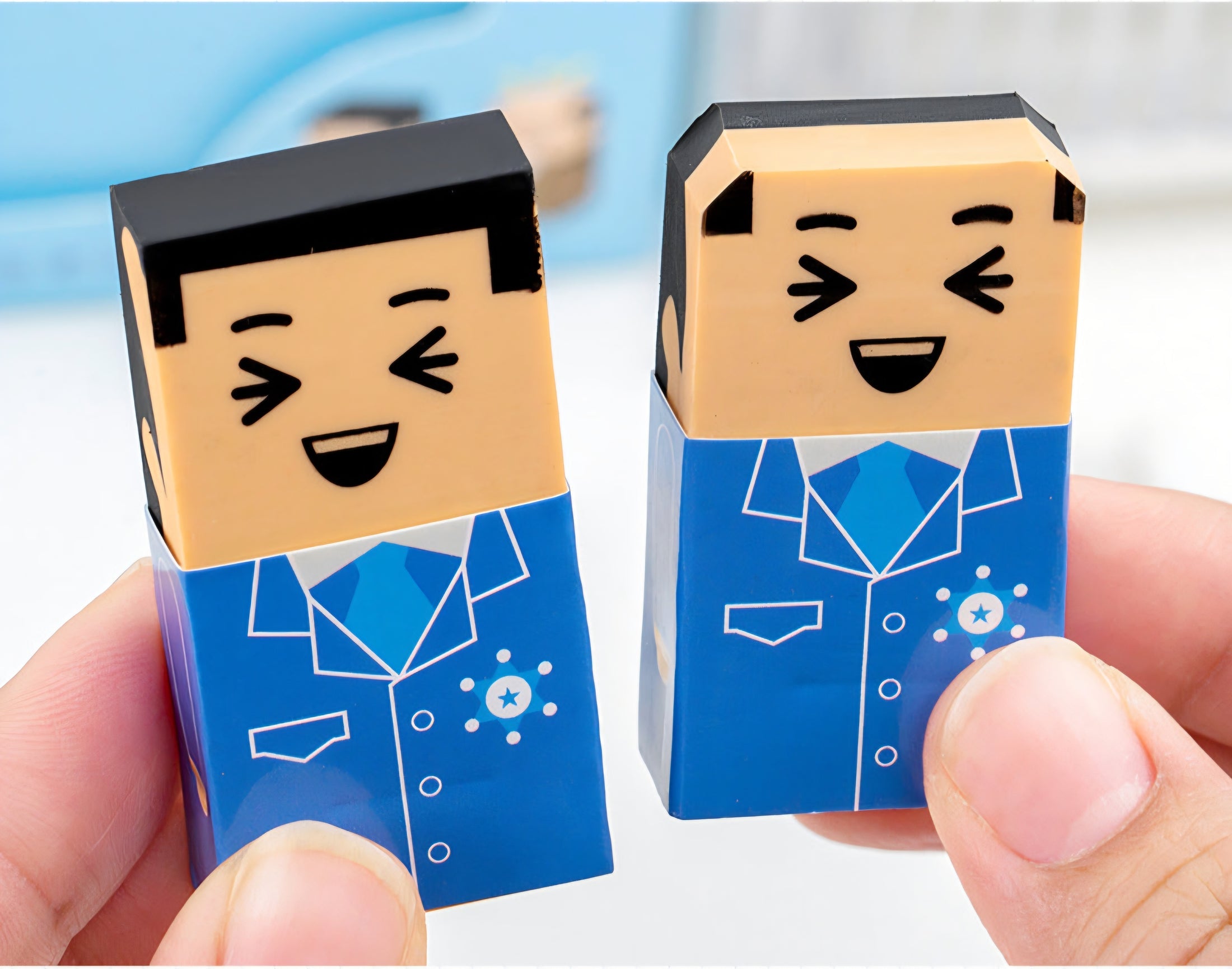 Balding man eraser