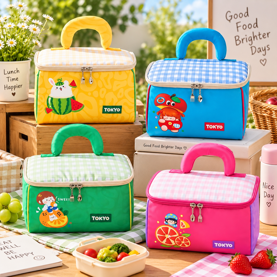 Kawaii insulated lunch bag