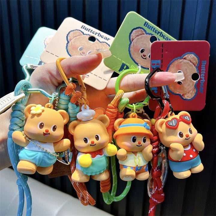 Butterbear keychain