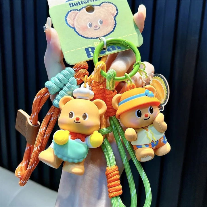 Butterbear keychain