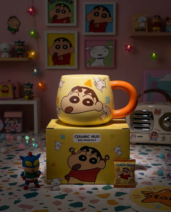 Shinchan face ceramic mug