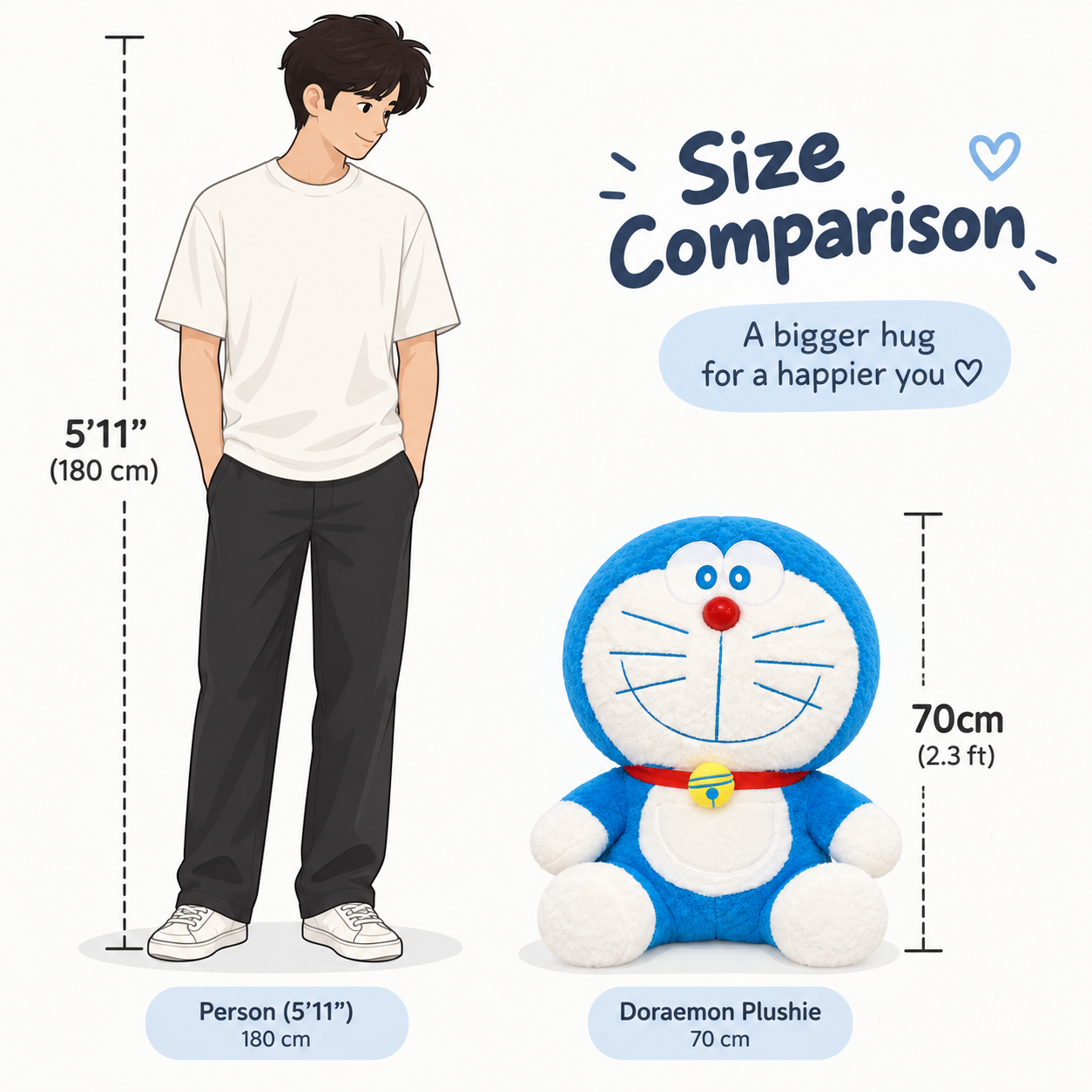 Doraemon plushie big size