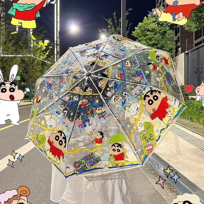 Transparent shin-chan umbrella