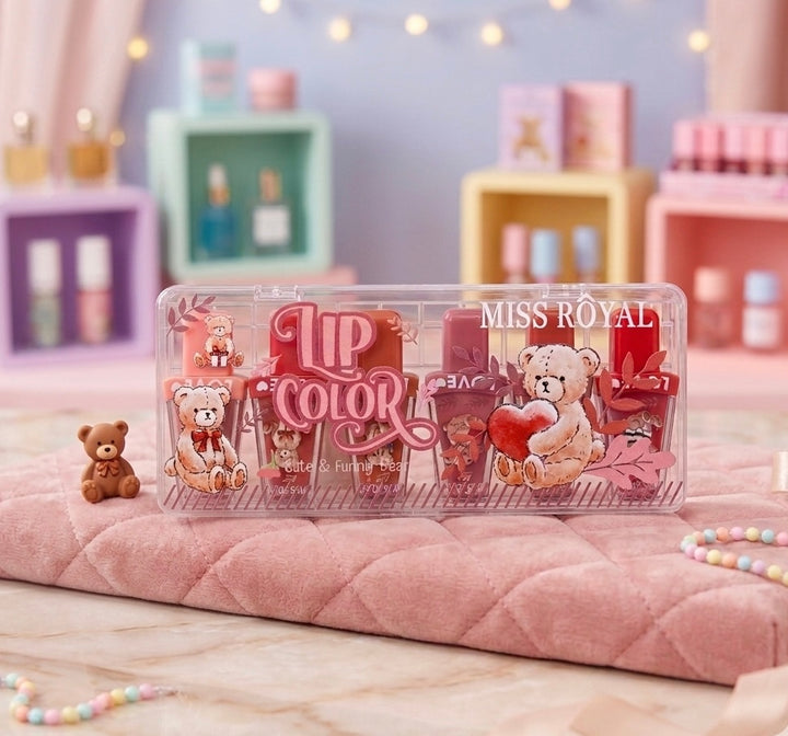 Bear lipstick pack of 6