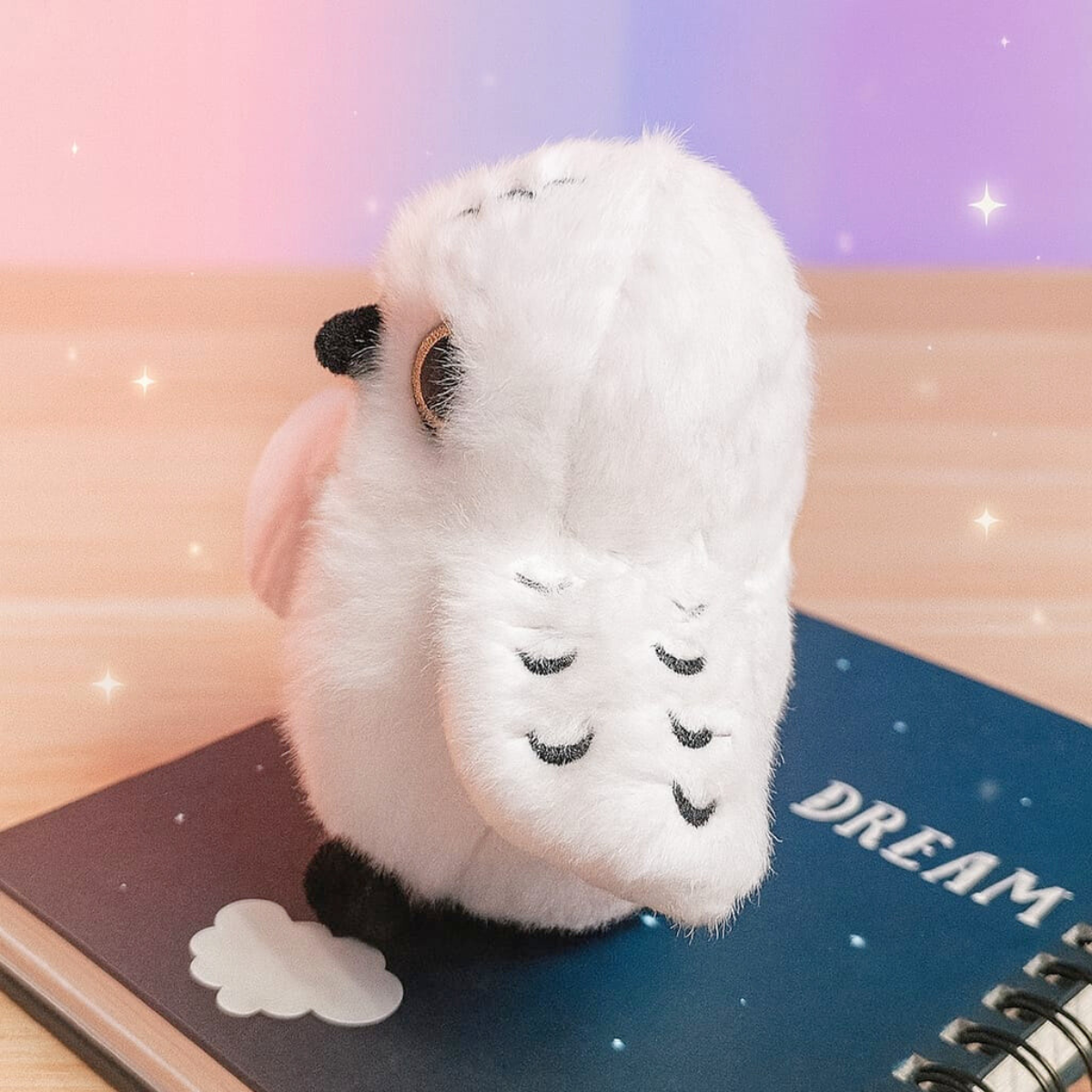 Hedwig plush keychain