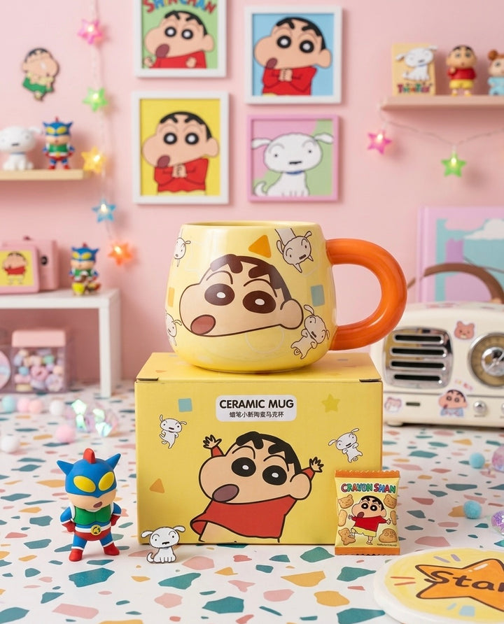 Shinchan face ceramic mug