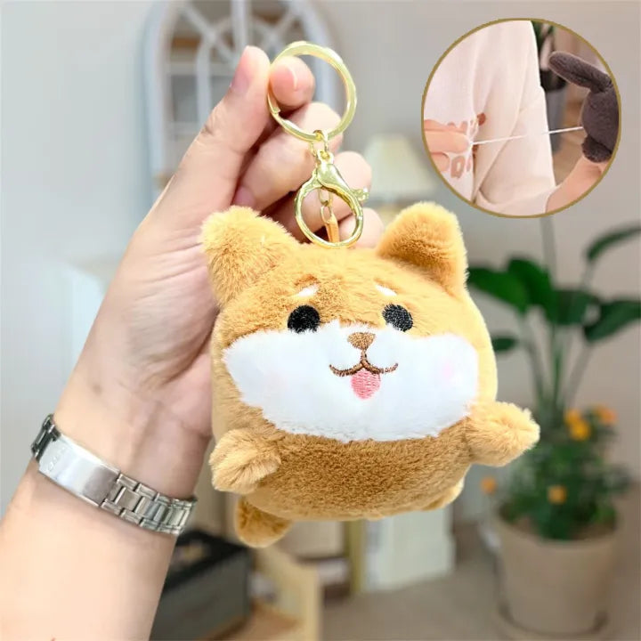 Rotating tail keychain