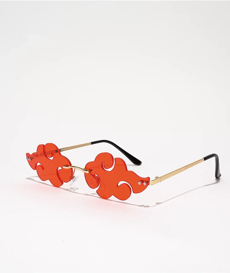 Akatsuki cloud shaped anime unisex sunglasses