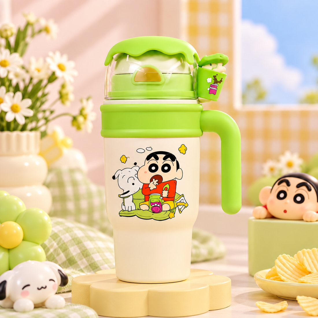 Shinchan themed insulated tumbler