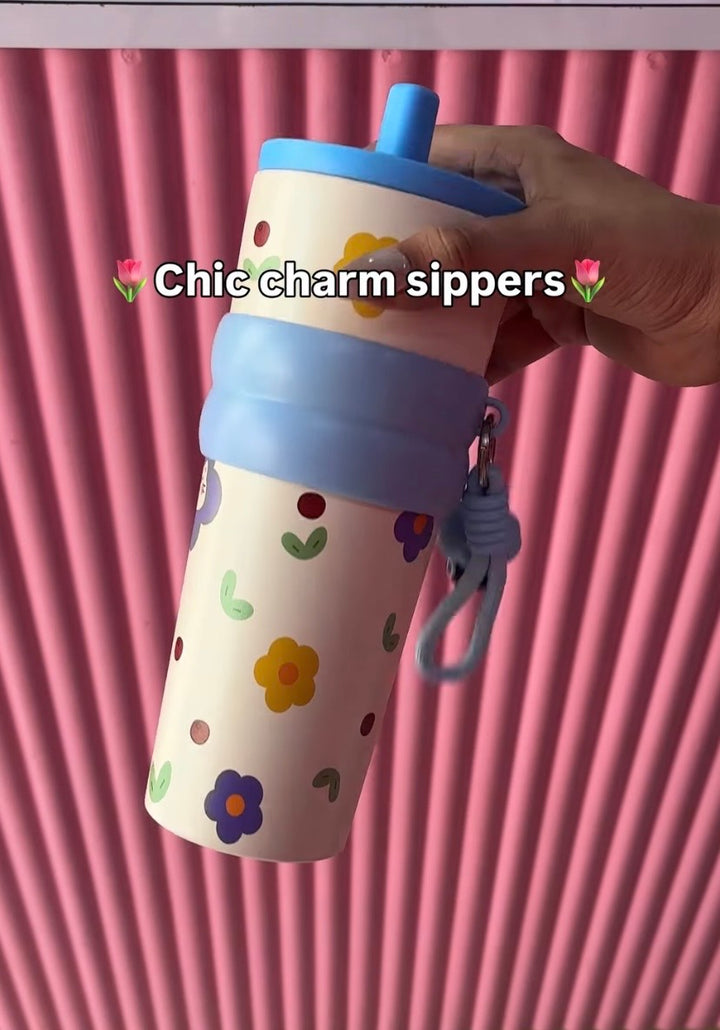 Kawaii chic charm sipper