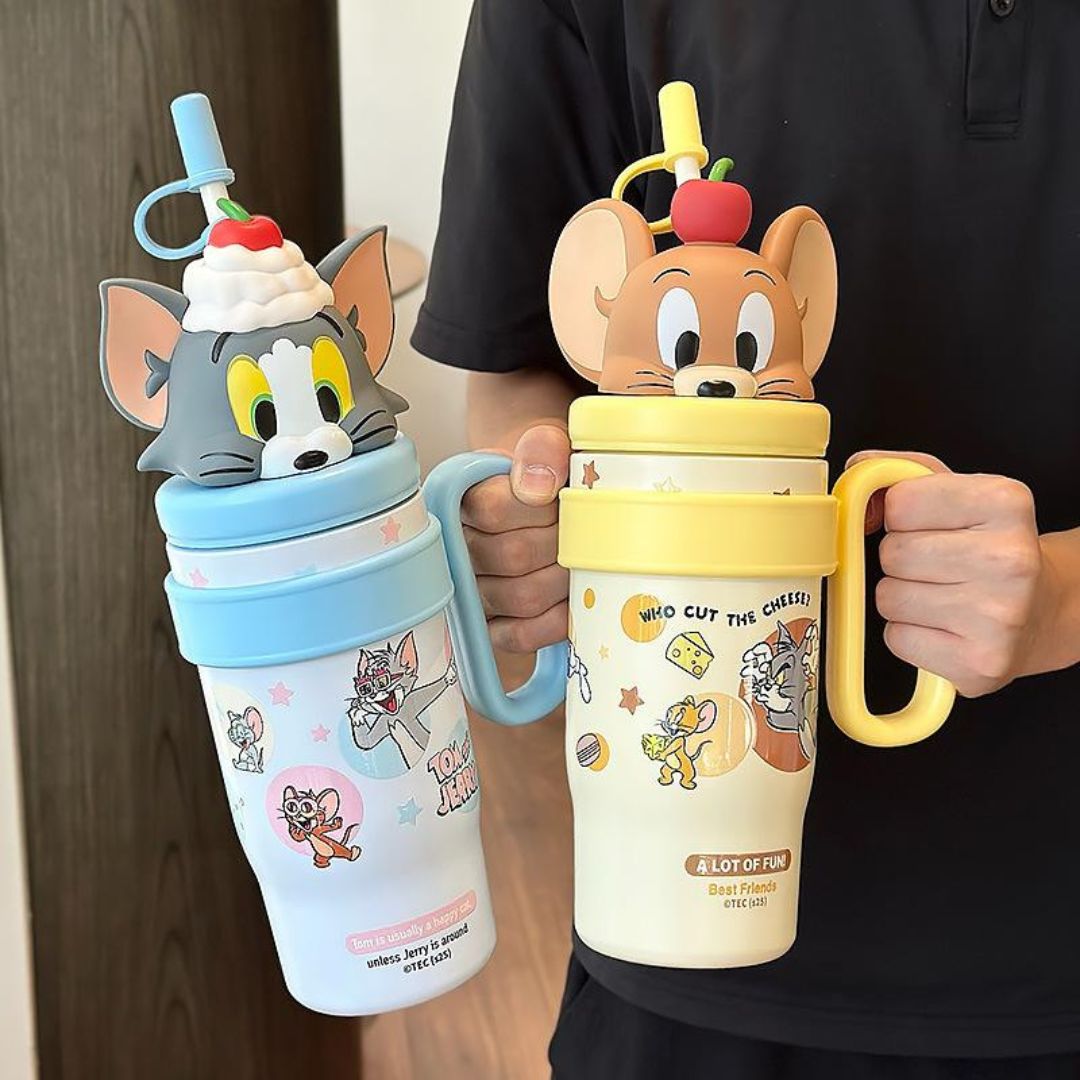 Tom and jerry themed tumbler