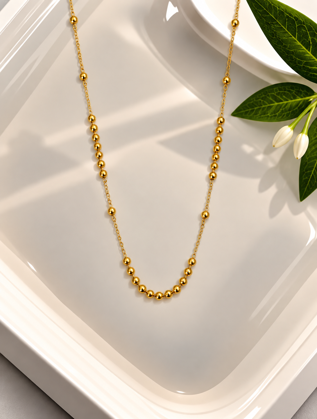 Soleil bead neckpiece