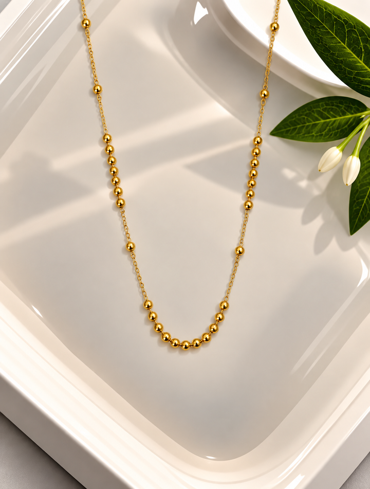 Soleil bead neckpiece