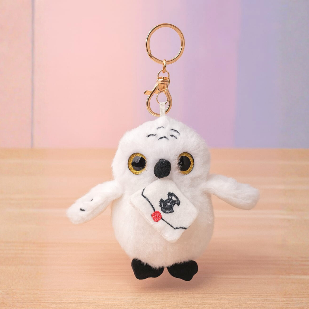Hedwig plush keychain