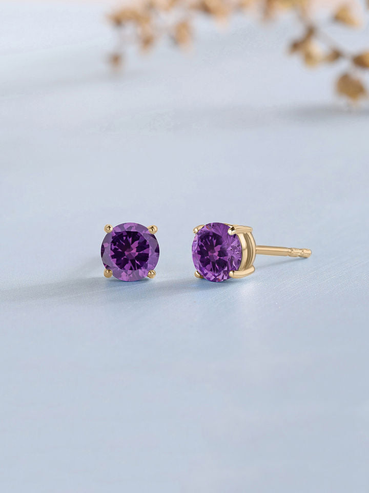 Colourful studs earrings