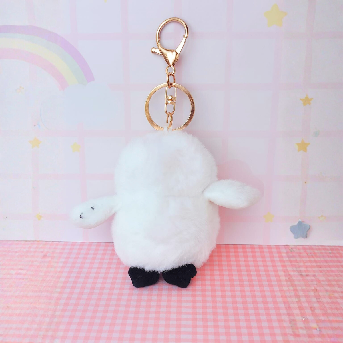 Hedwig plush keychain