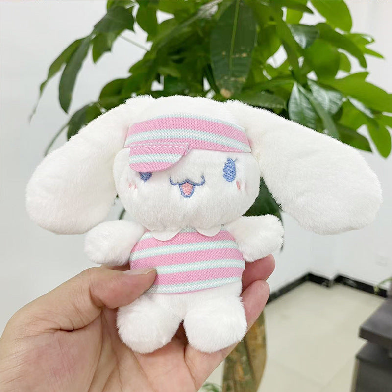 Cinnamoroll sporty outfit plush keychain