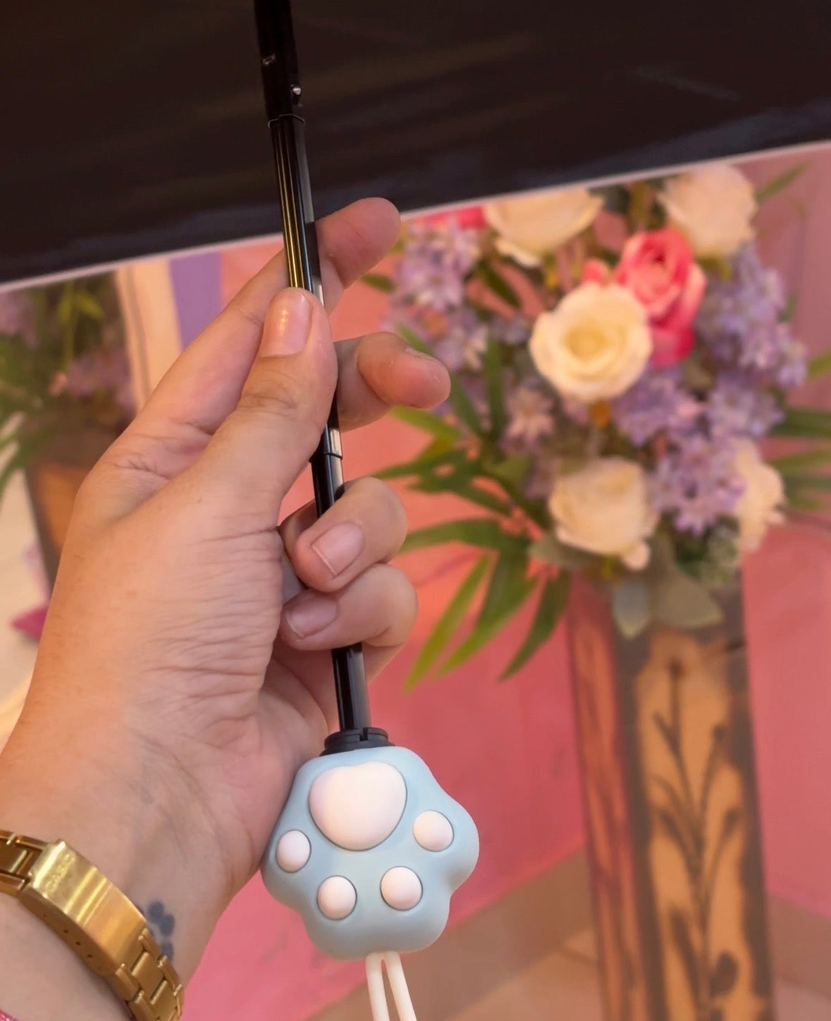 Kitty paw handle umbrella