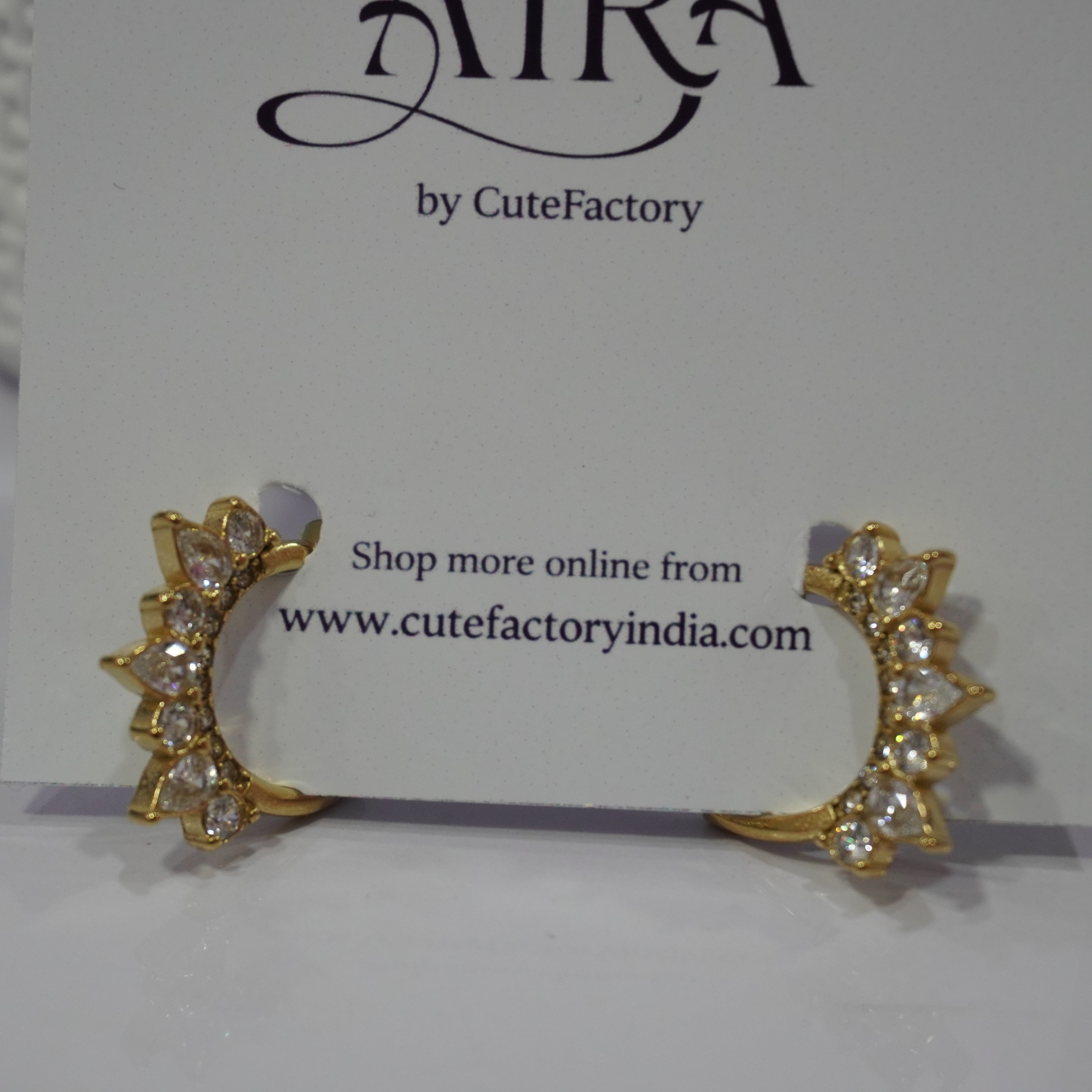Chand Bali anti tarnish earrings