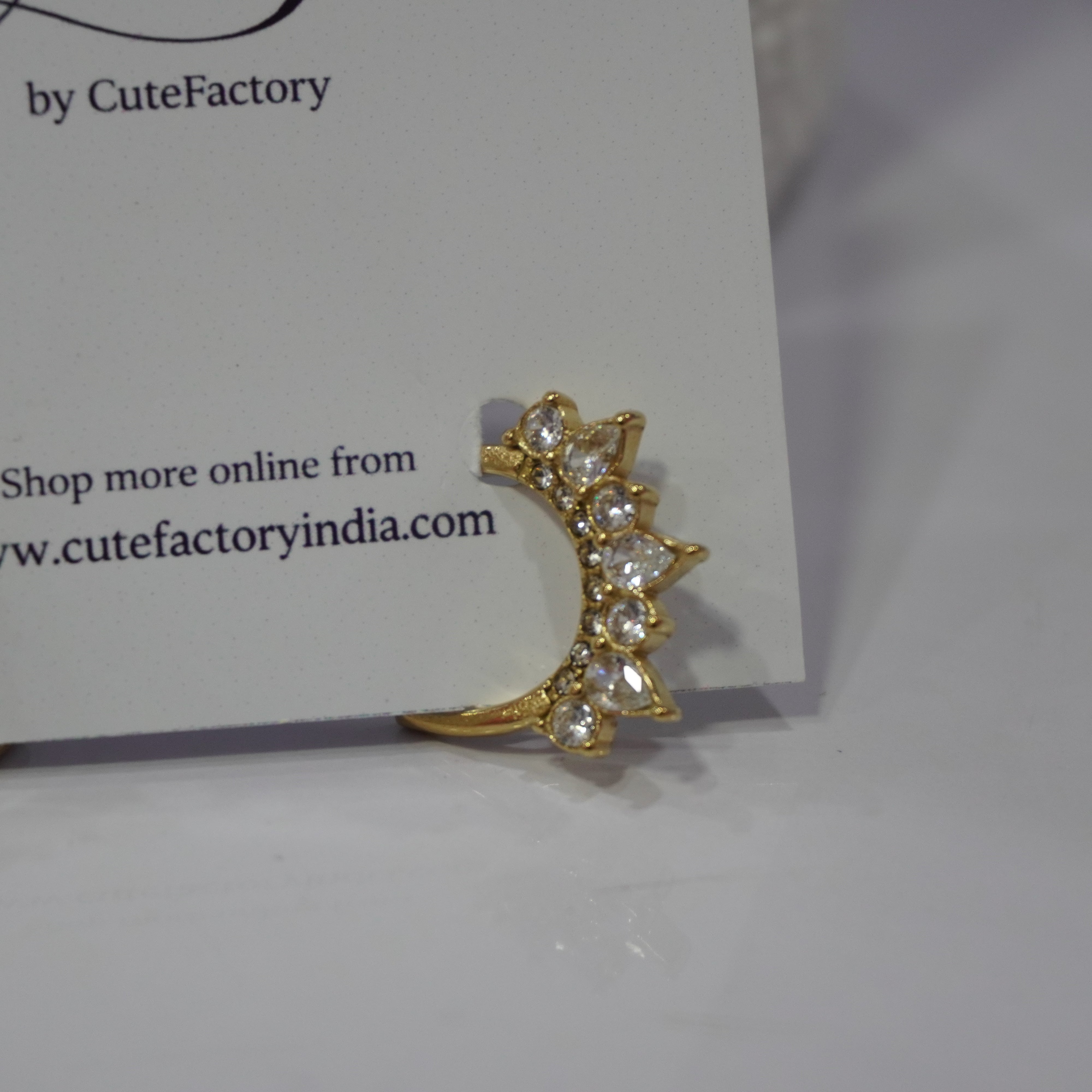 Chand Bali anti tarnish earrings