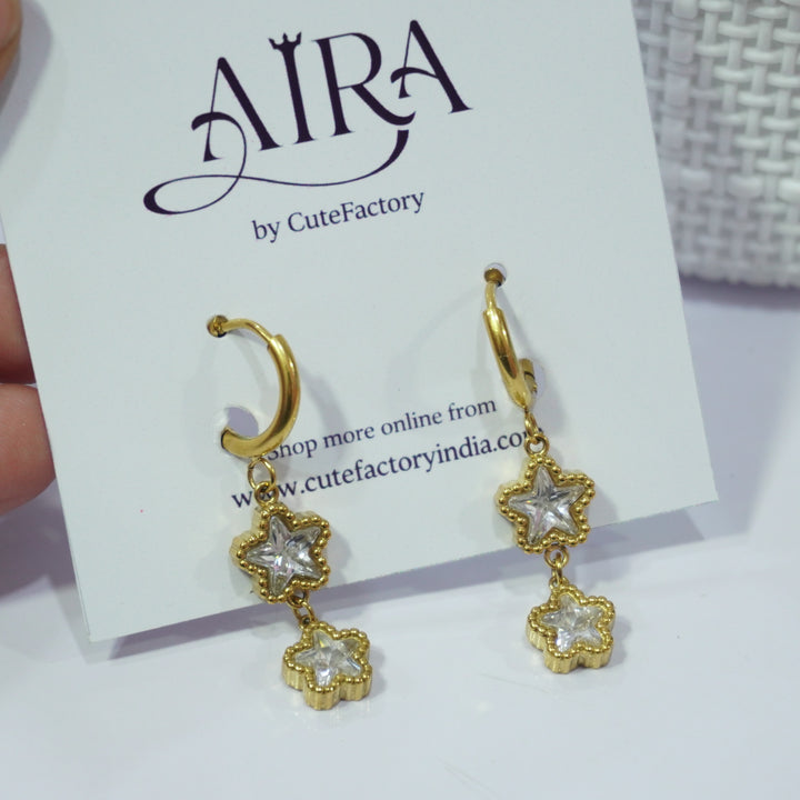Star Anti tarnish earrings