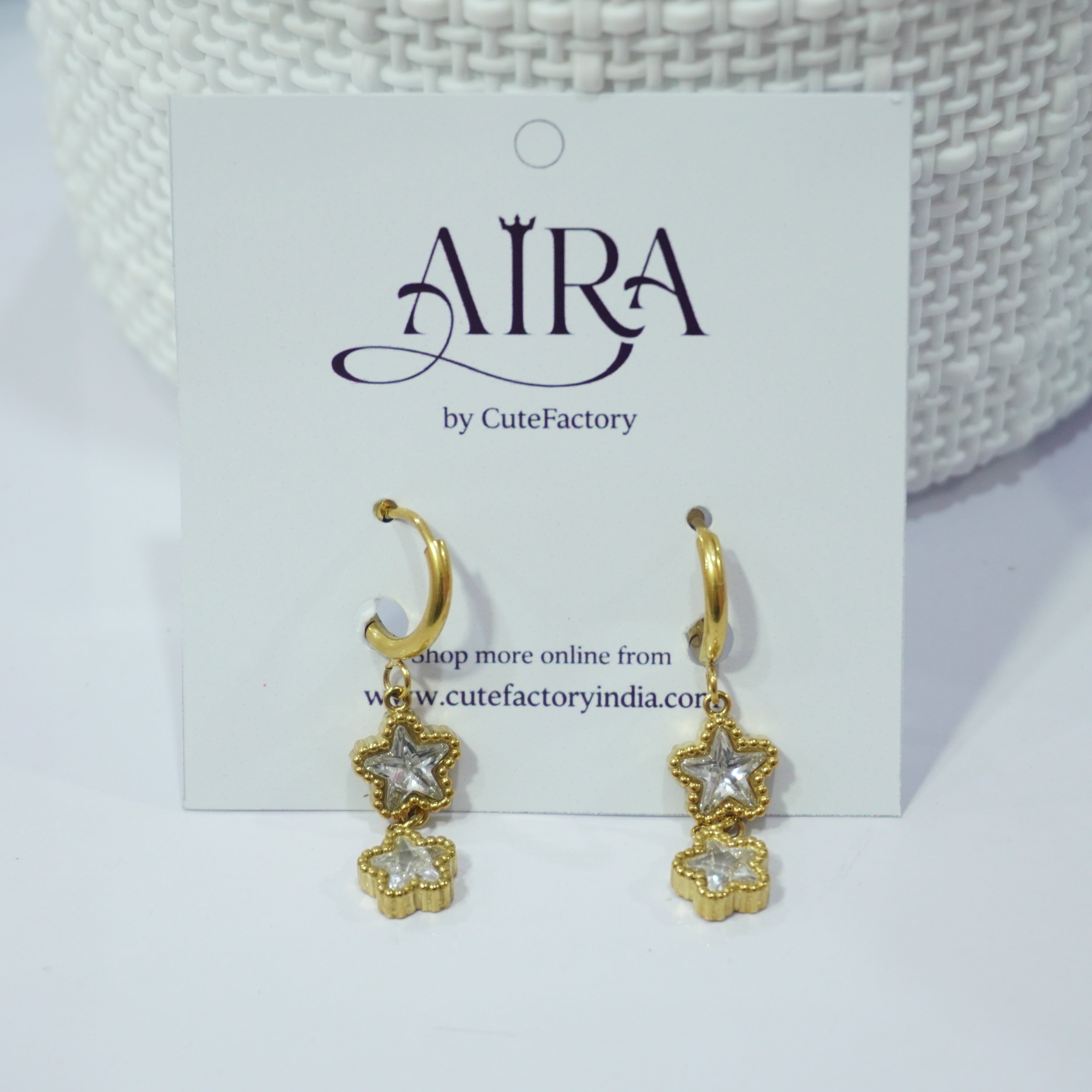 Star Anti tarnish earrings