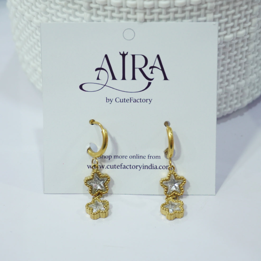 Star Anti tarnish earrings