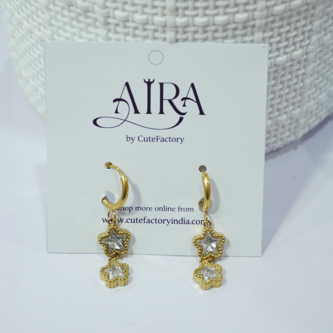 Star Anti tarnish earrings