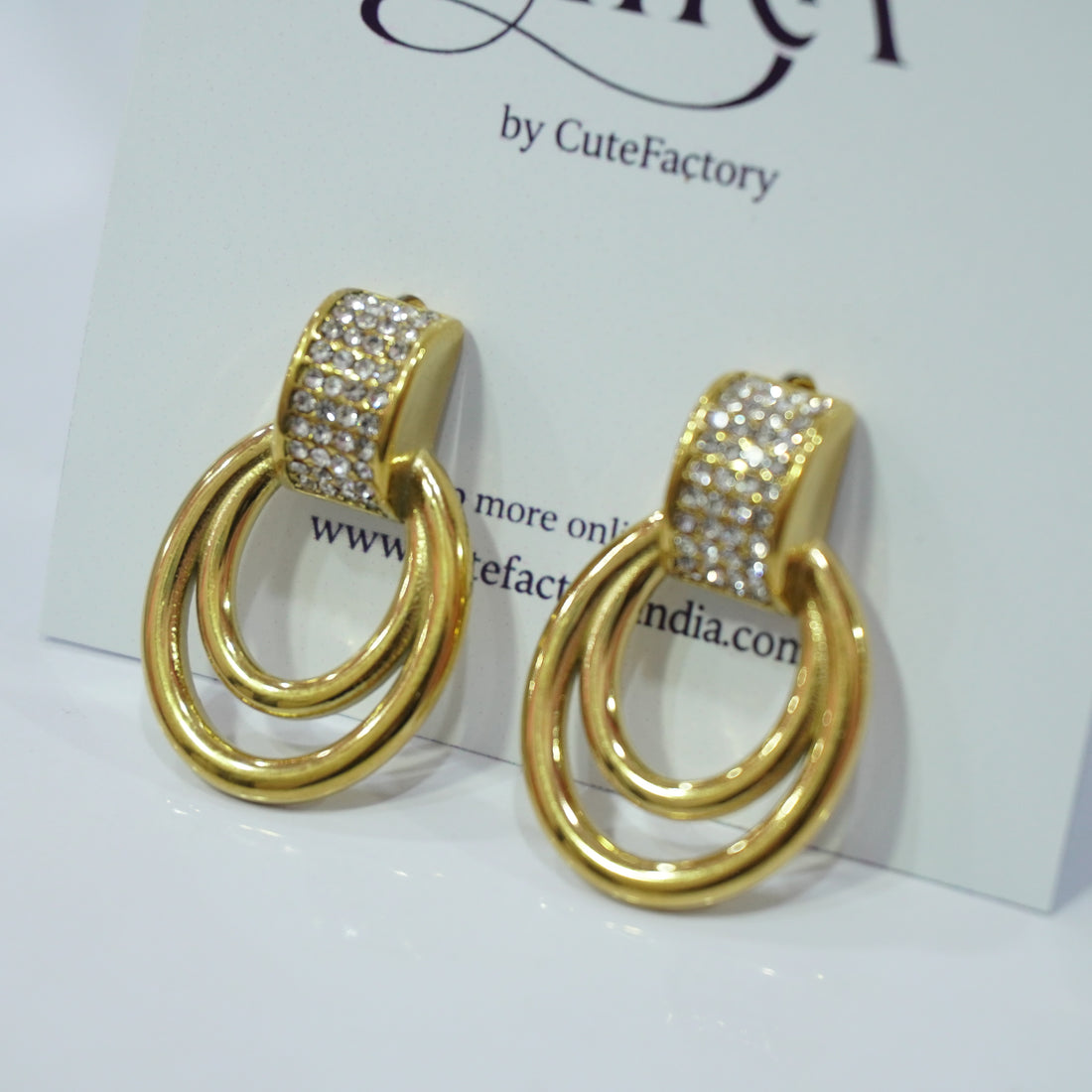 Princess ad anti tarnish earrings