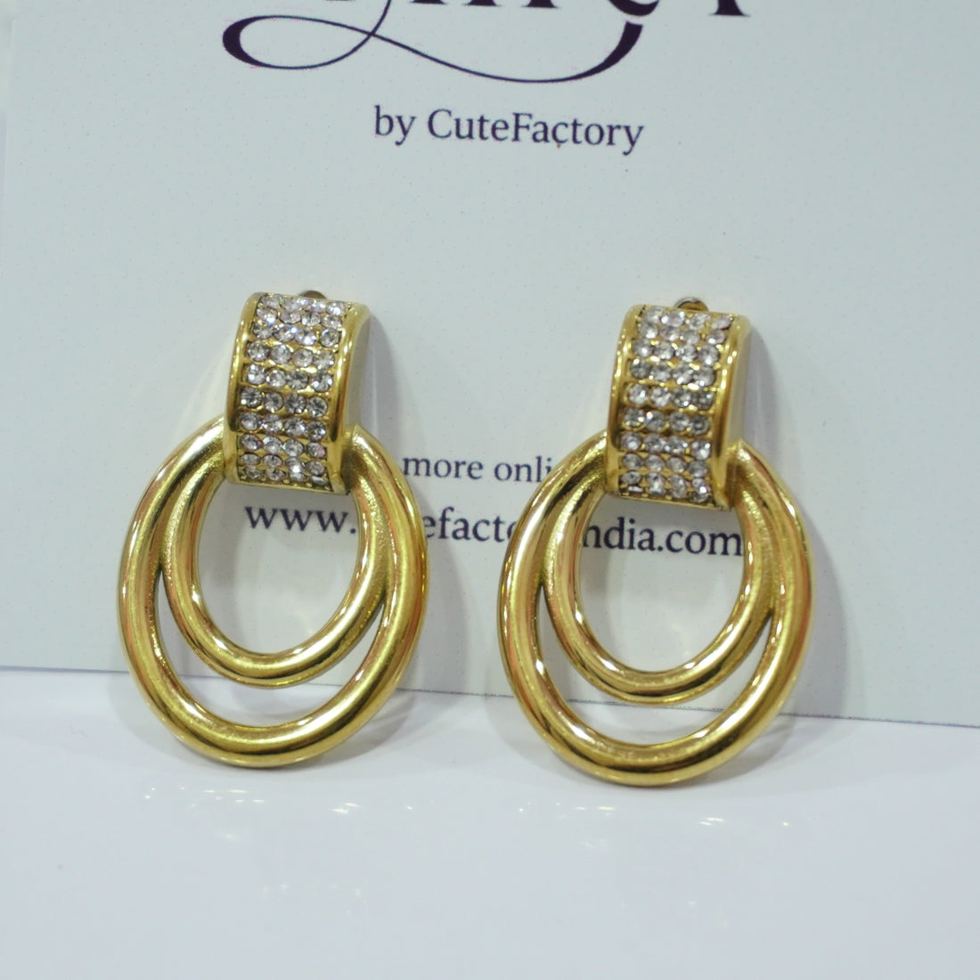 Princess ad anti tarnish earrings