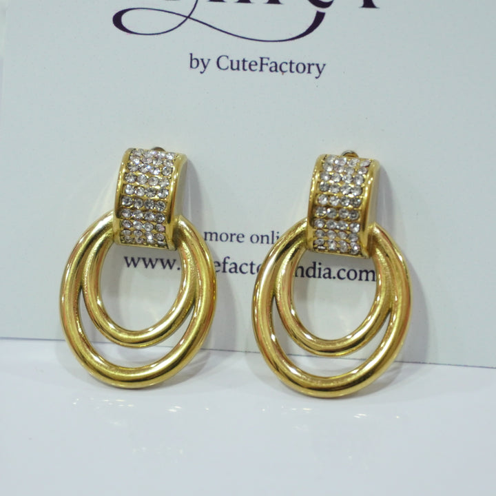 Princess ad anti tarnish earrings