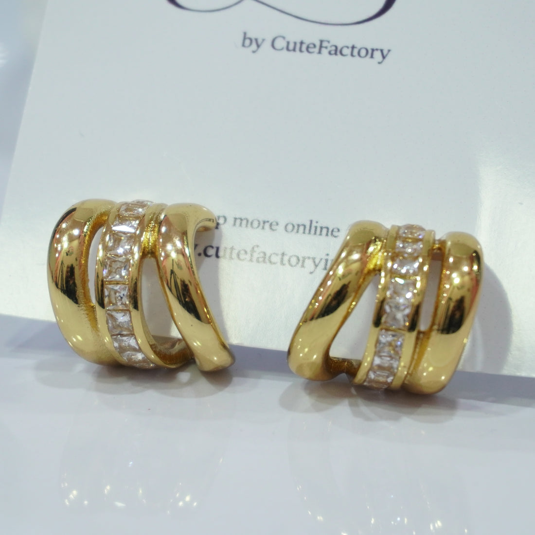 Diana ad anti tarnish earrings