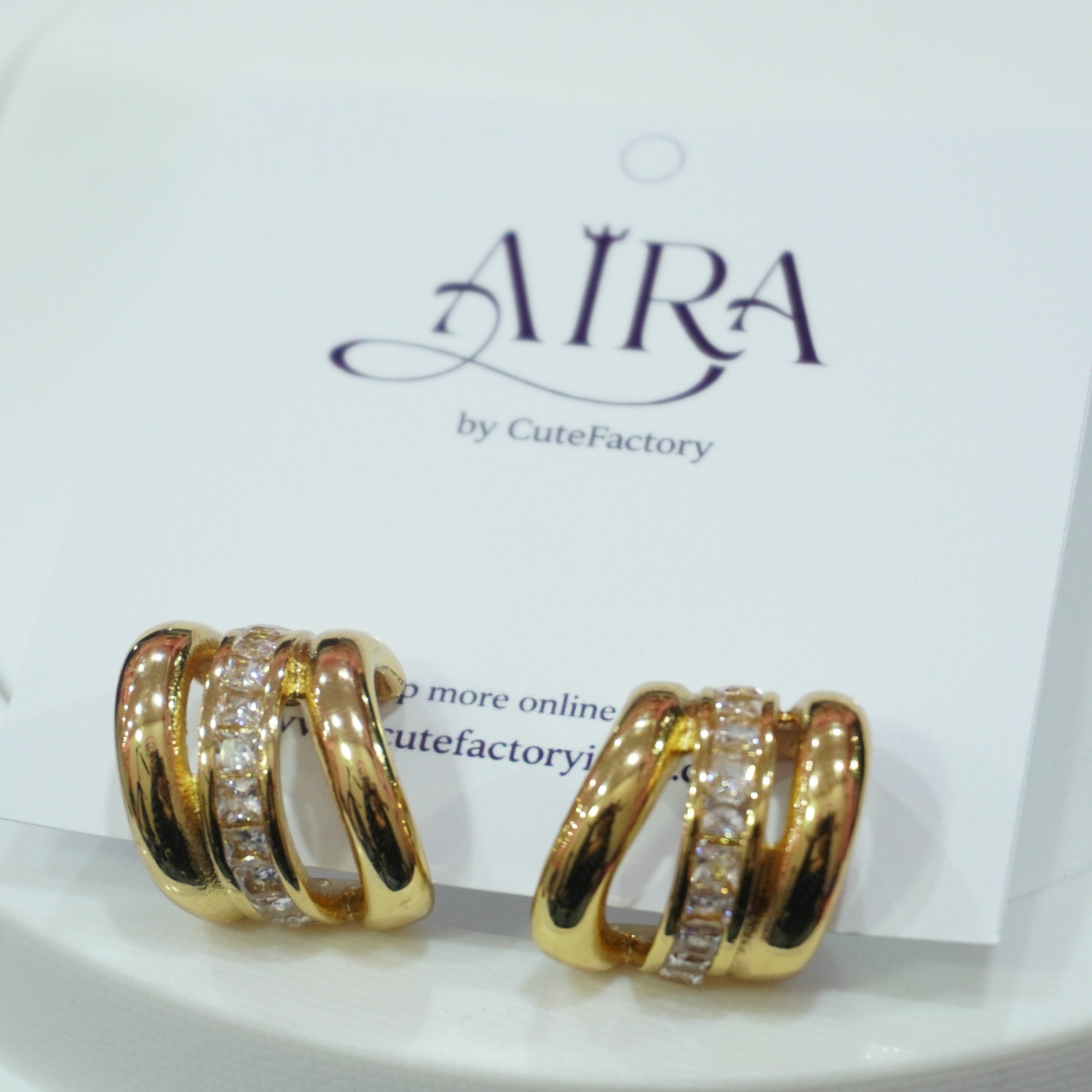 Diana ad anti tarnish earrings