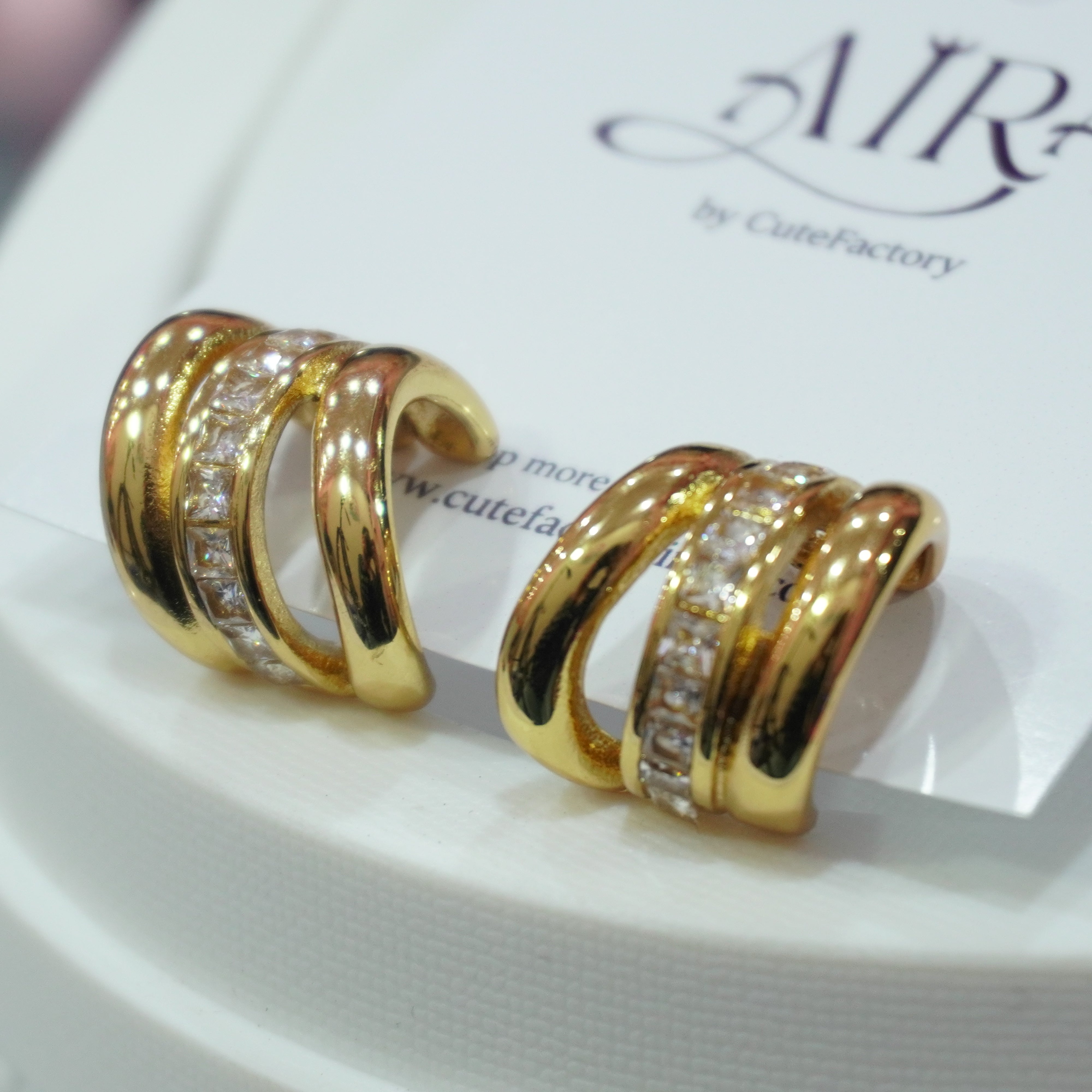 Diana ad anti tarnish earrings