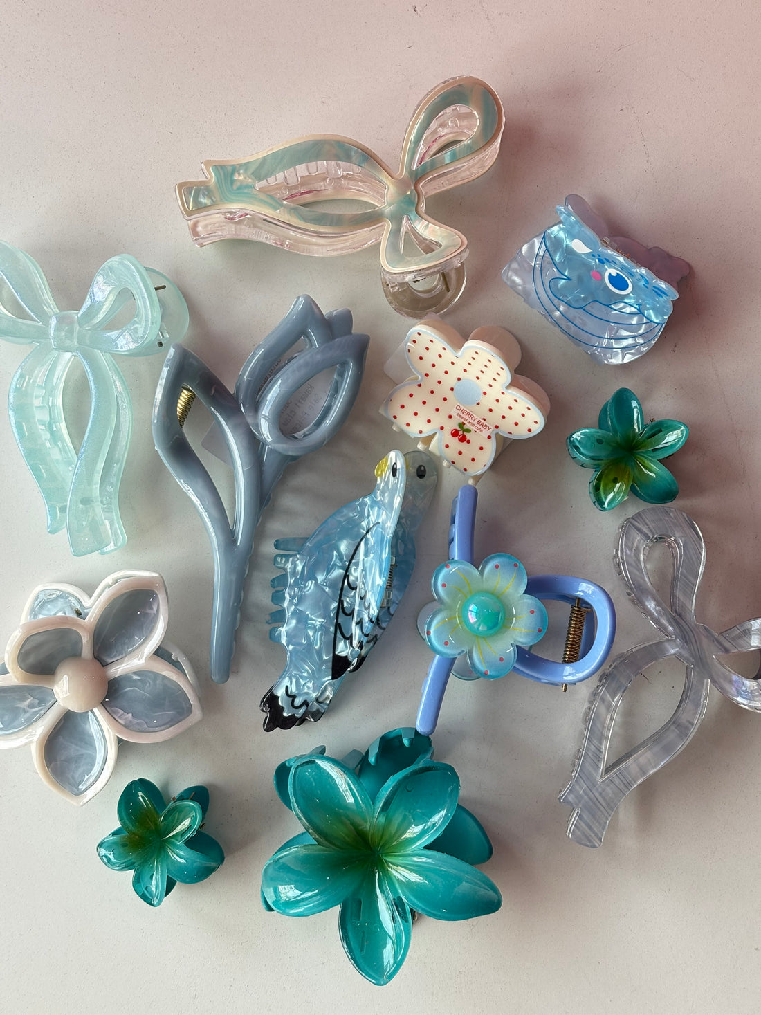 Kawaii claw clip set premium quality (12 clips)