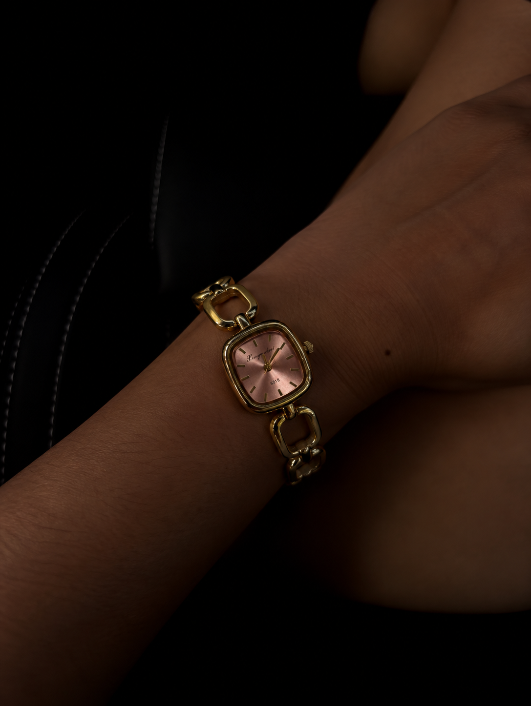 Rosé Élise | Vintage Square Watch