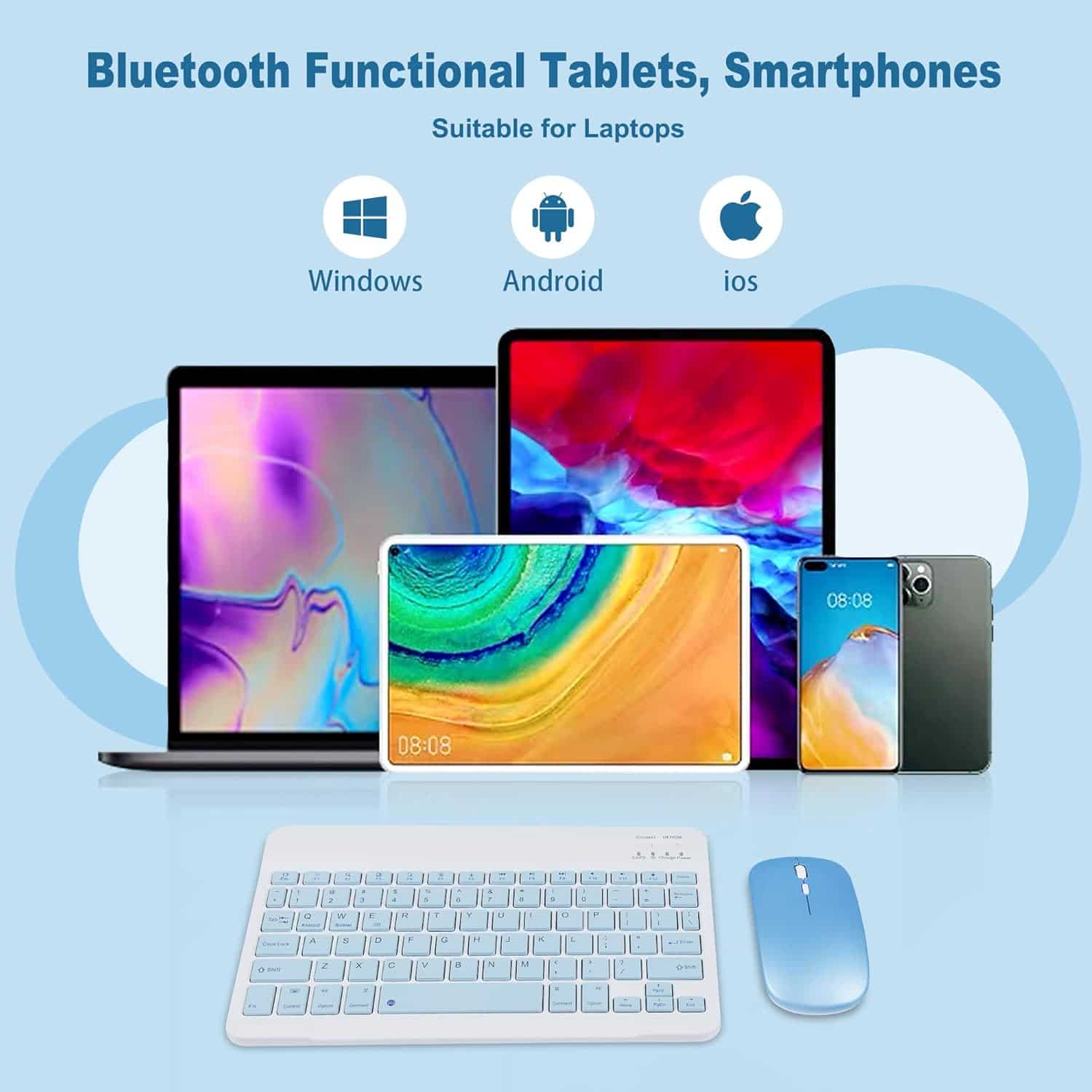 Wireless keyboard and mouse set