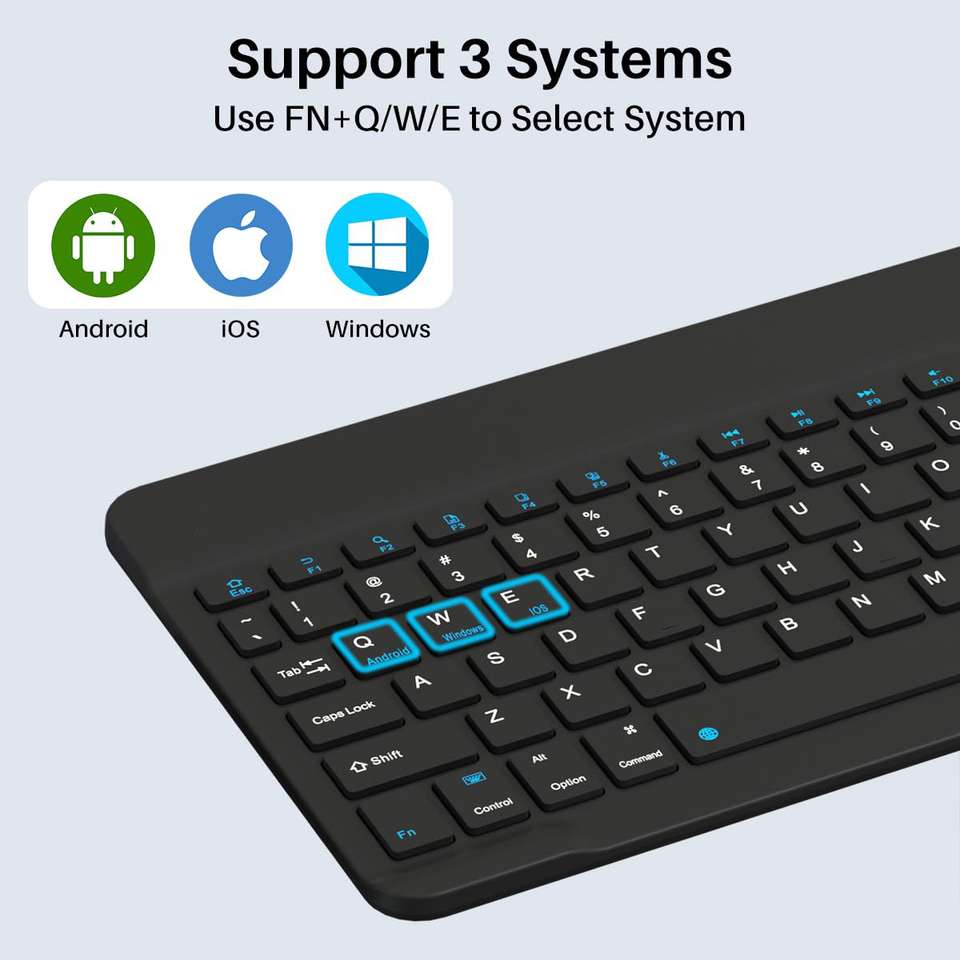 Wireless keyboard and mouse set