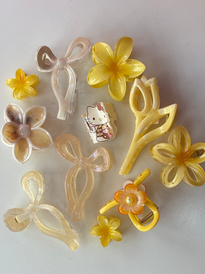 Kawaii claw clip set premium quality (12 clips)