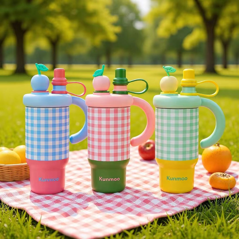 Pinteresty gingham tumbler