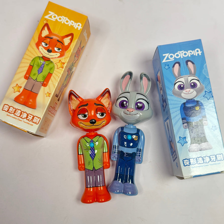 Kawaii zootopia toothbrush (with dust cover)