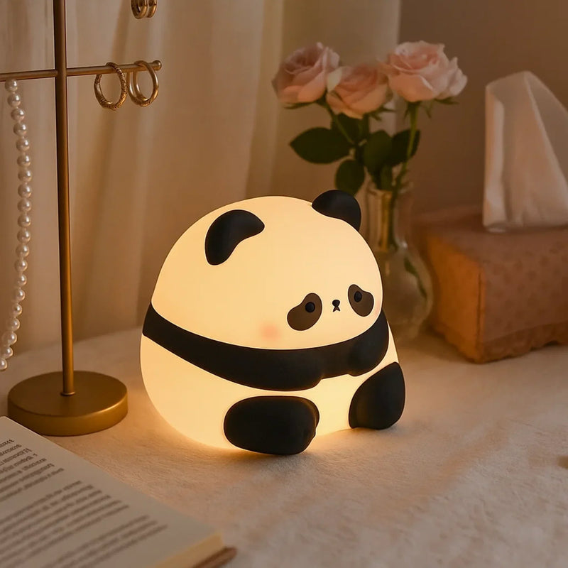Kawaii sitting panda touch lamp