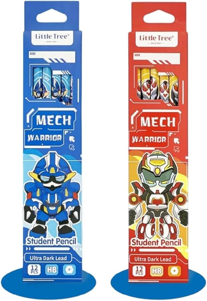 Action themed pencil set pack of 2